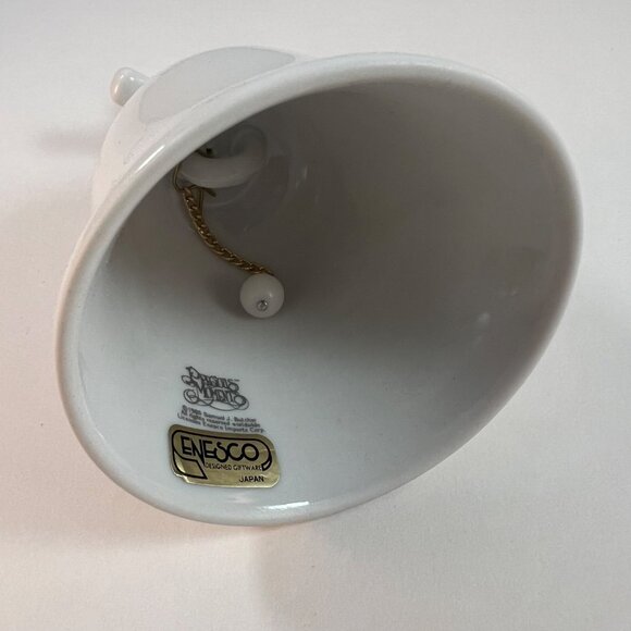 Enesco Precious Moments Bell I Believe In The Old Rugged Cross No Box 1985 Japan - Picture 9 of 12